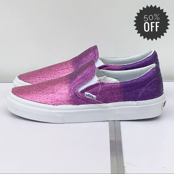 Vans Shoes - 🛍50% Off🛍 Custom Glitter Vans